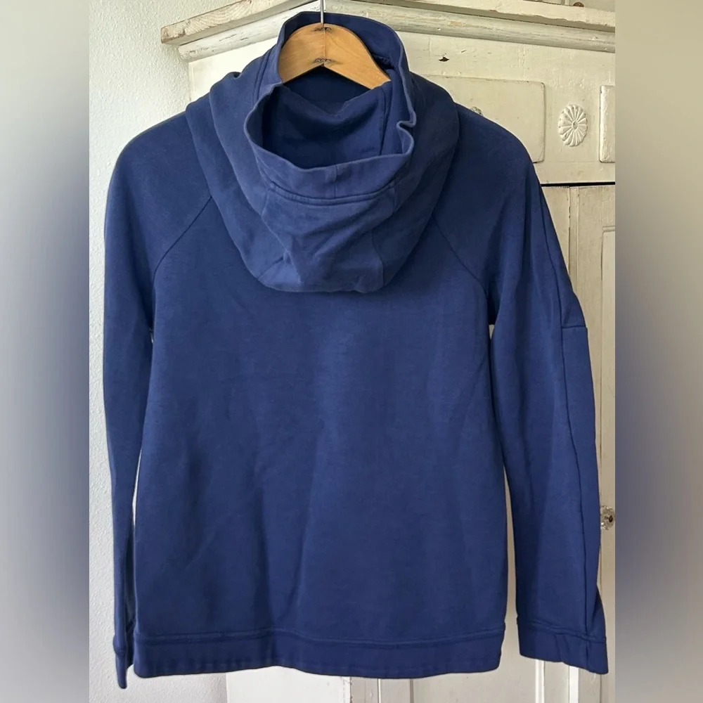 Nike | Women’s Dark Blue Funnel Neck Pullover Sweatshirt Side Pockets Size S